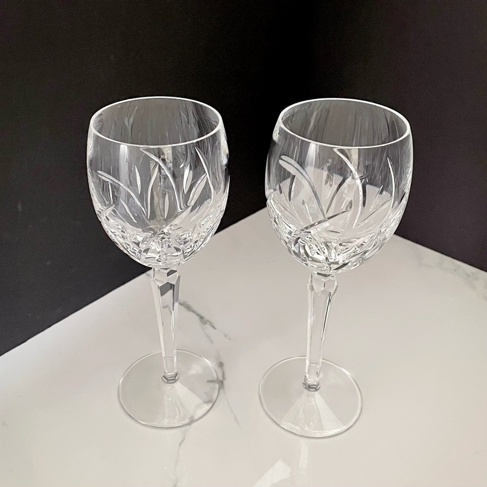 SET of 2 Lucerne Goblets by Waterford Crystal
